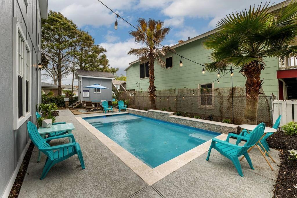 5/3 With A Heated Pool 2 Min From Beach, Updated Galveston Exterior foto